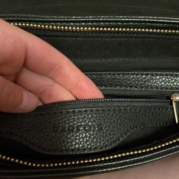 4/$20 | Parfois Black purse with brown flap As Is - Picture 10 of 12